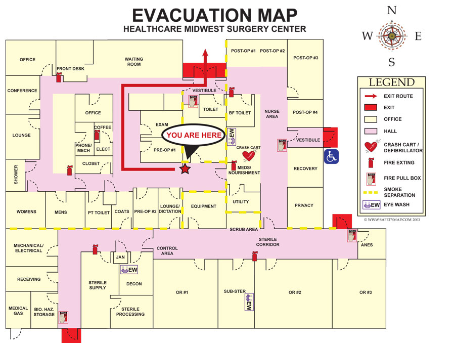 emergency evacuation diagram template